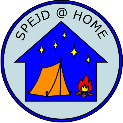 Spejd@home mærket.